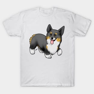 Dog - Pembroke Welsh Corgi - Tri-Color T-Shirt